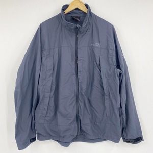 Aigle Actimum Full Zip Nylon Windbreaker Jacket Charcoal Gray Sz XXL